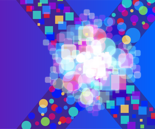 x with colours
