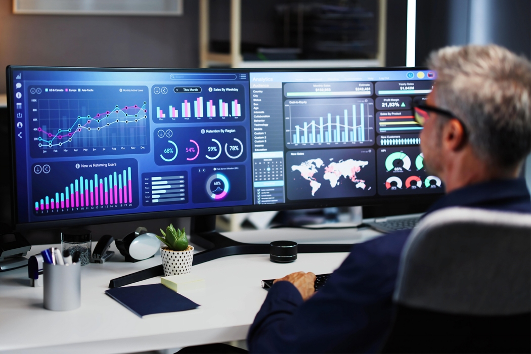 Decision intelligence dashboards informing marketing optimisation decisions