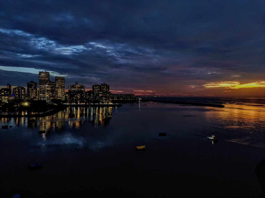 Sunset at Nariman Point, Mumbai