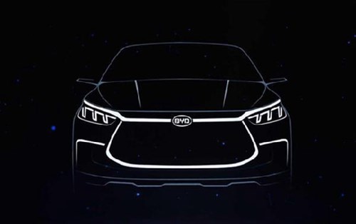 Lighting effect of BYD Dynasty prototype