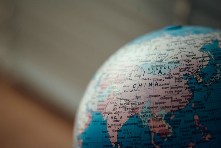 China globe