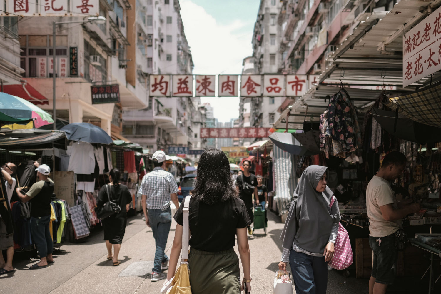 chinese woman shopping