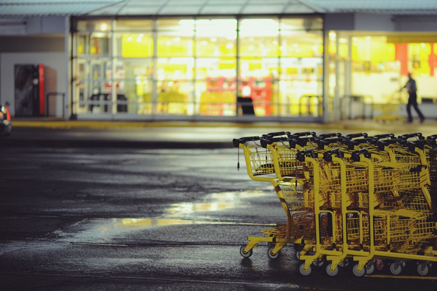 trolleys supermarket