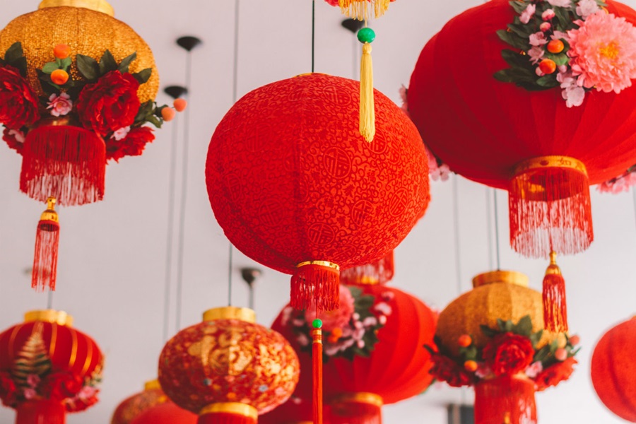 chinese red lanterns