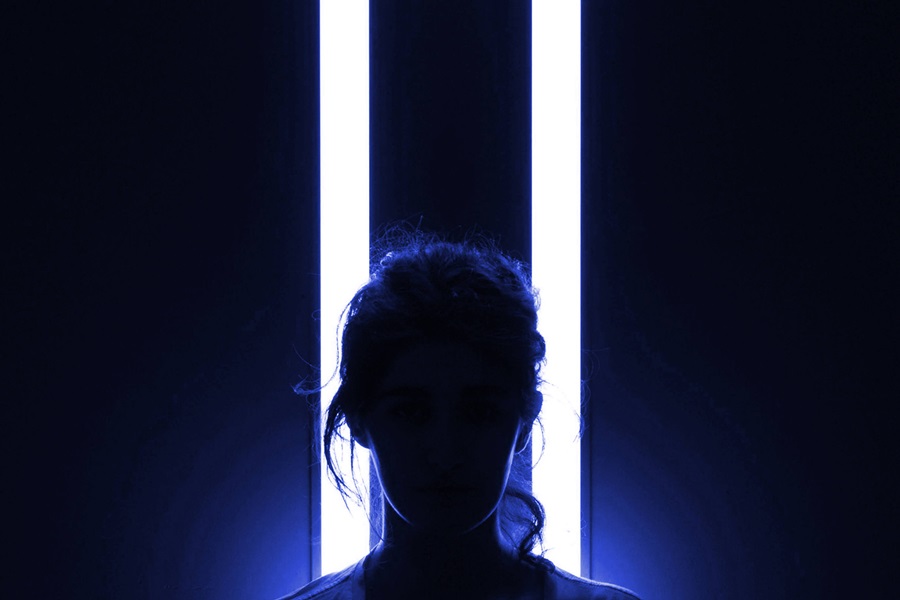 Woman in shadows