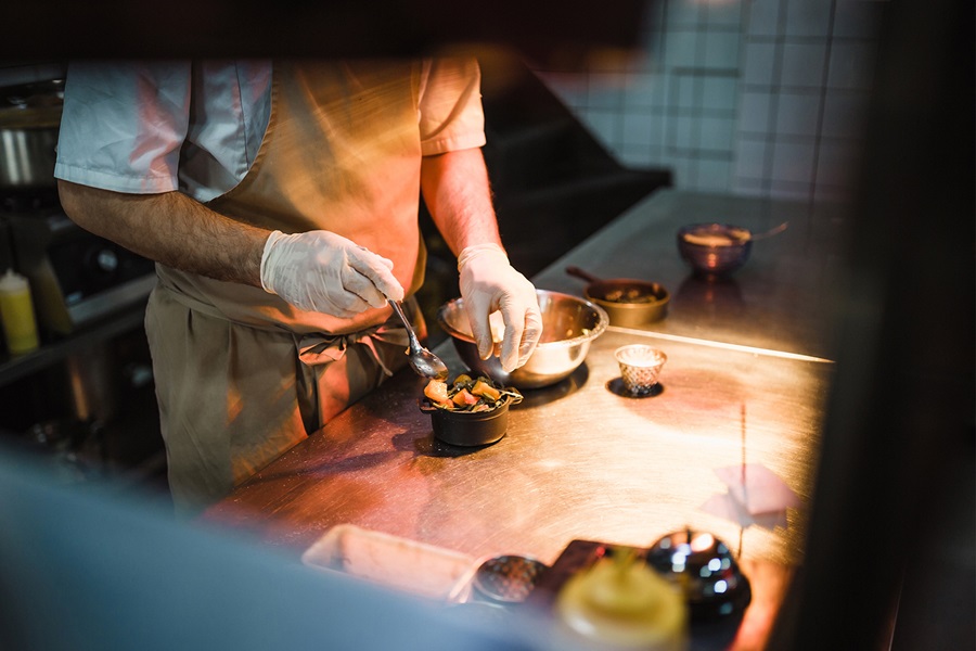 Preparing food