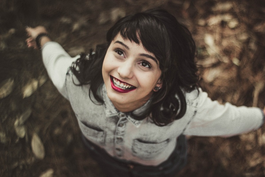 Happy woman