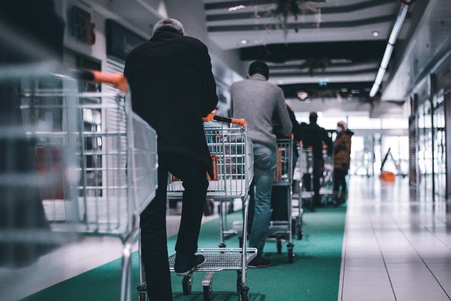 Supermarket social distancing