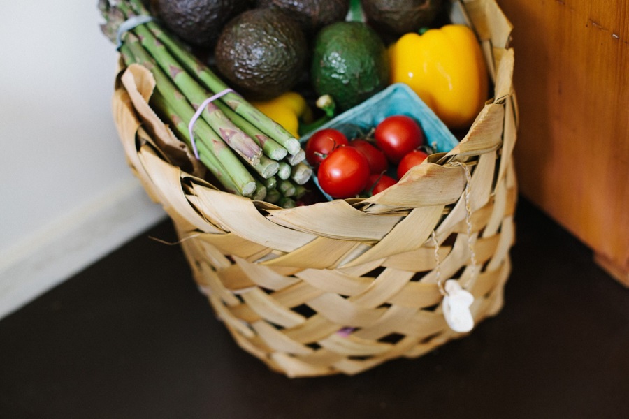 Vegetables in basket