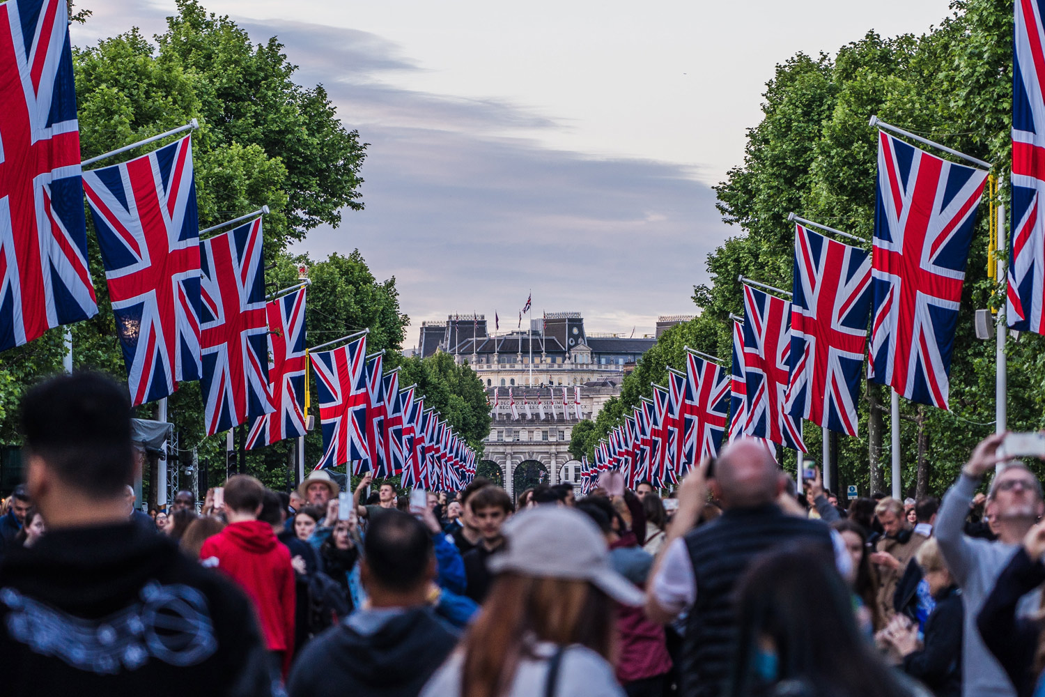The Mall, UK, Flypast
