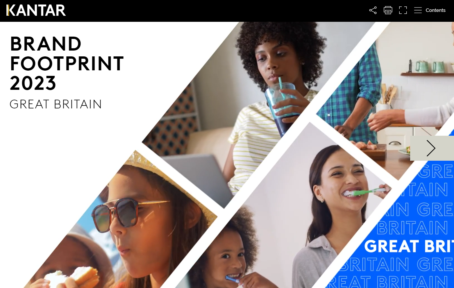 Brand footprint great britain 2023