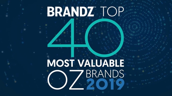 Brandz Top 40 Most Valuable Oz Brands 2019