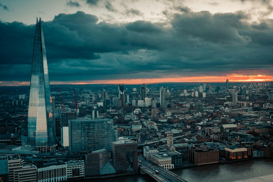 Image of skyline in London