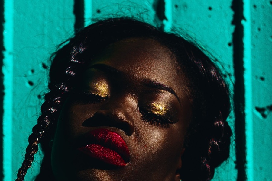 Woman in makeup