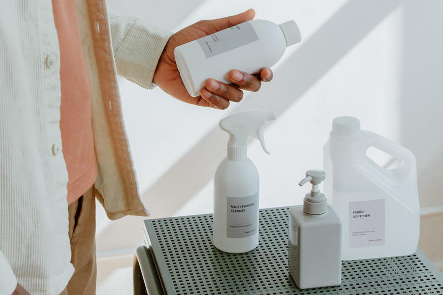 embalagens tamanhos produtos limpeza