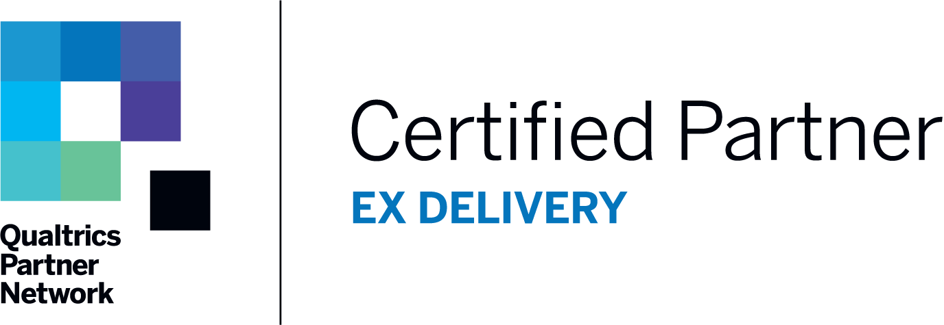 Logo Qualtrics Certified Partner EX Delivery