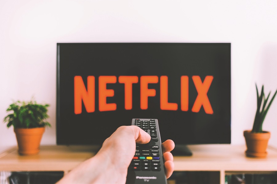 mando de TV y netflix