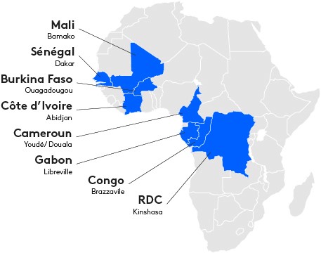 Africascope map