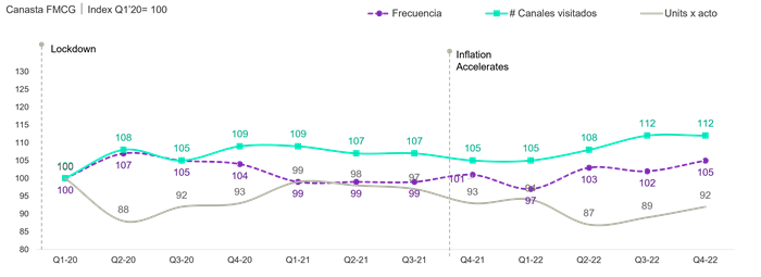 Evolucion bienes de consumo Chile