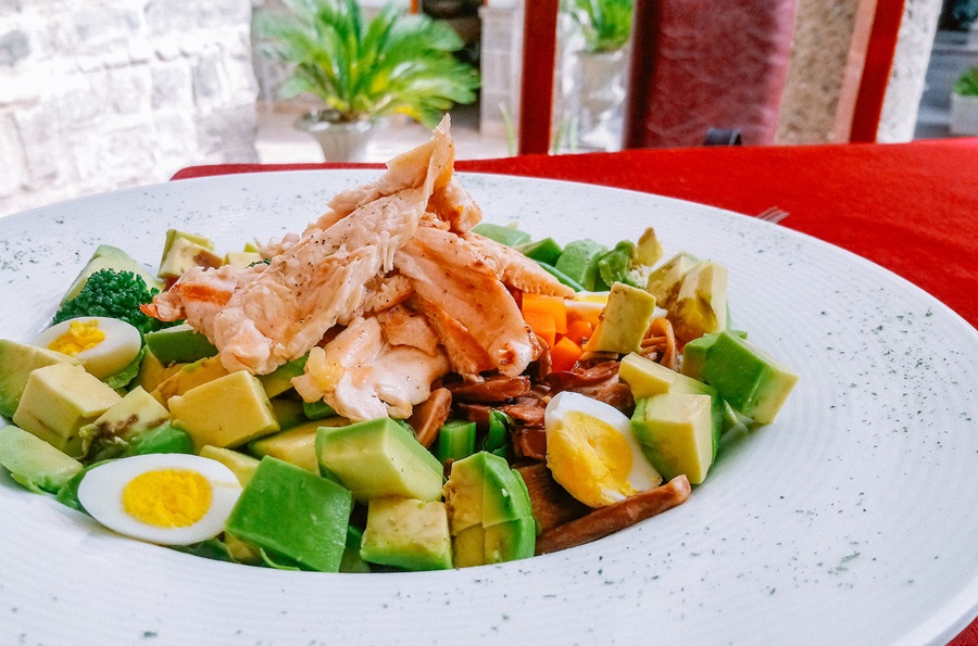 Huevo y pescado