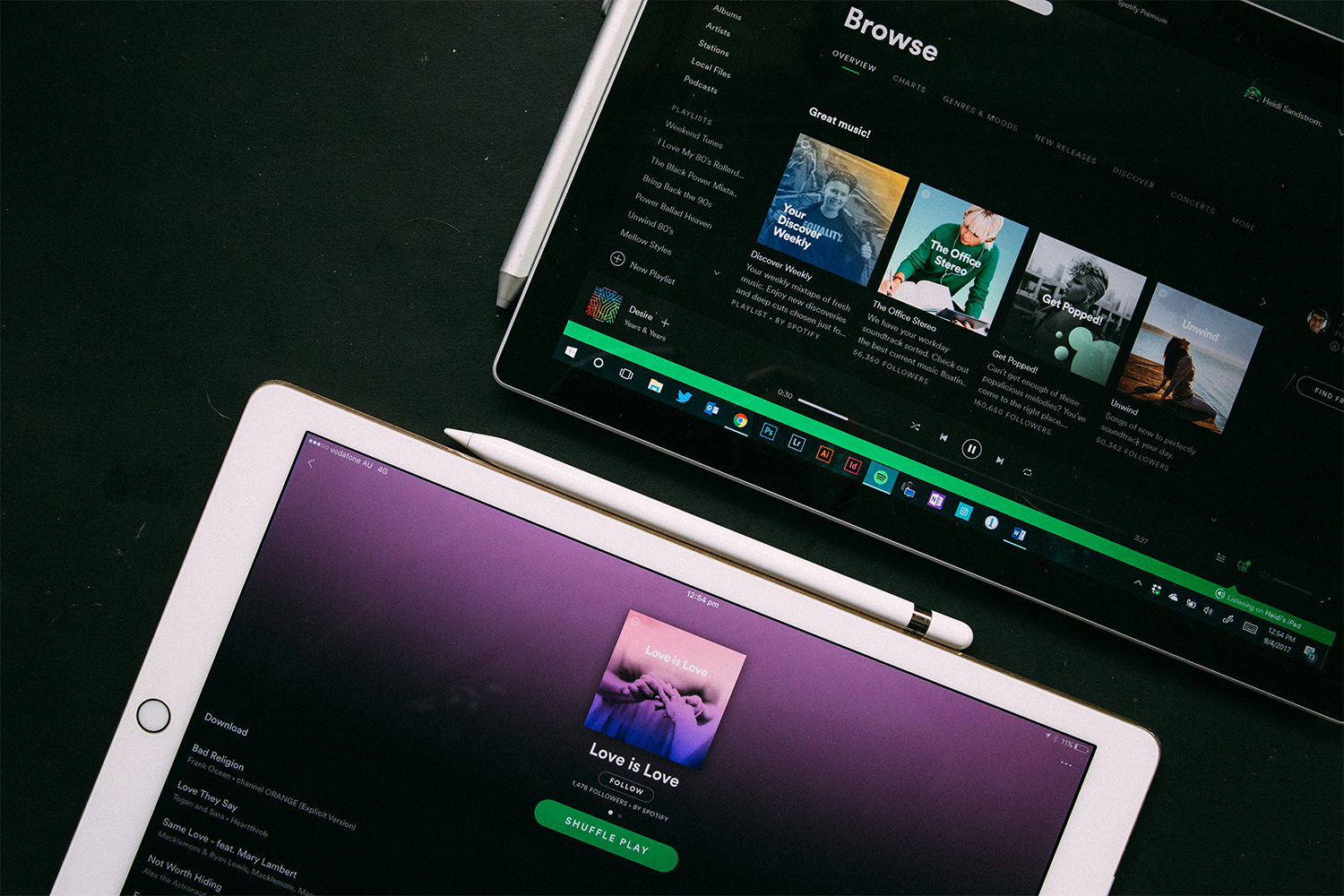 Spotify Header