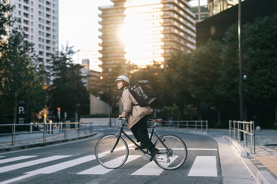 Food delivery by bike