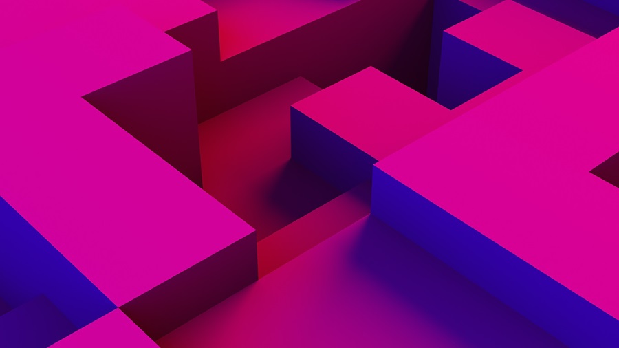 pink boxes