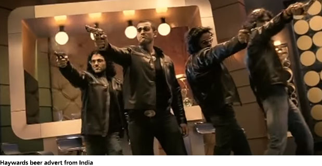 Haywards beer advert from India