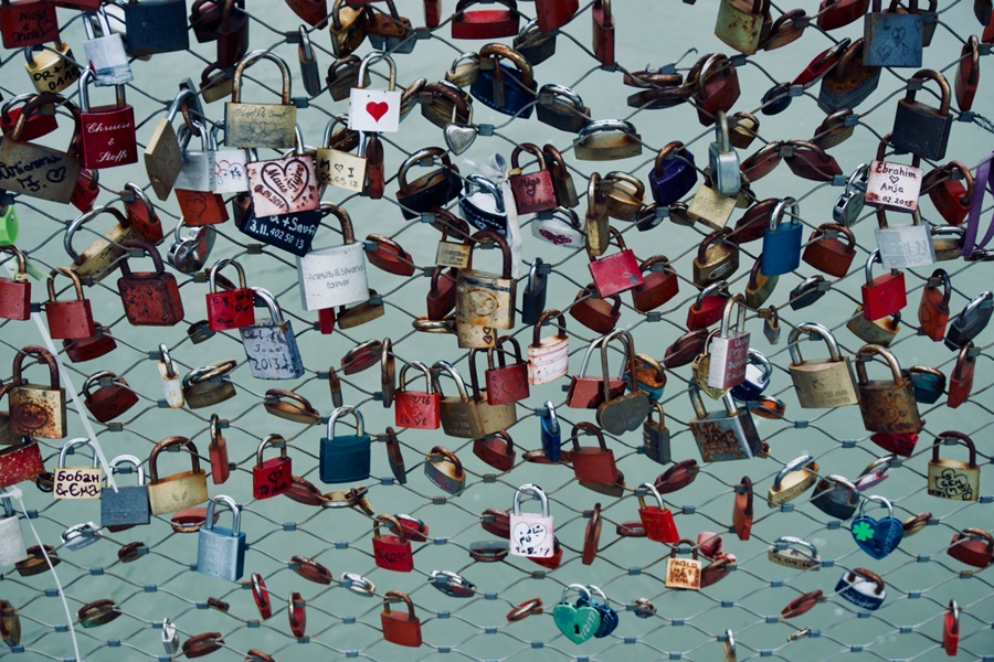 Love padlocks