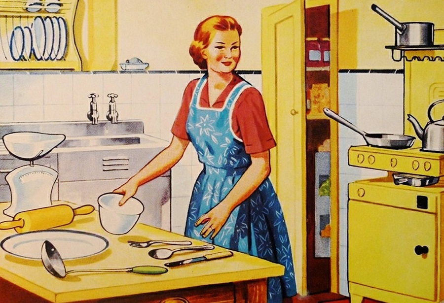 retro advert women