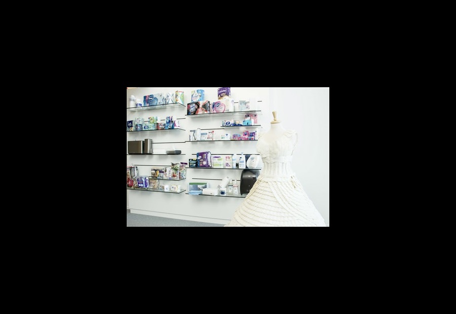 Products on shelves