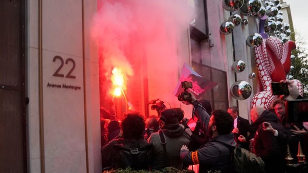 LVMH Protest