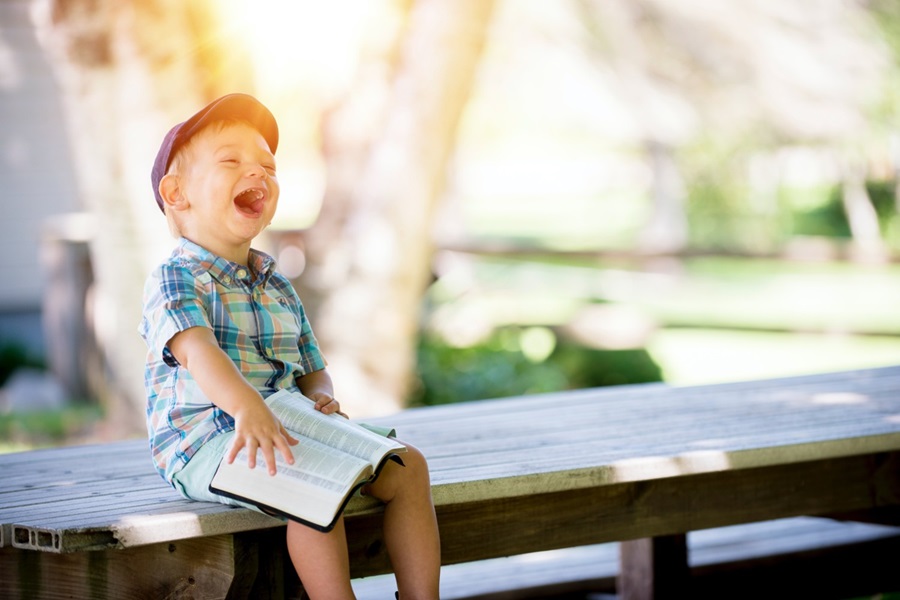 laughing child