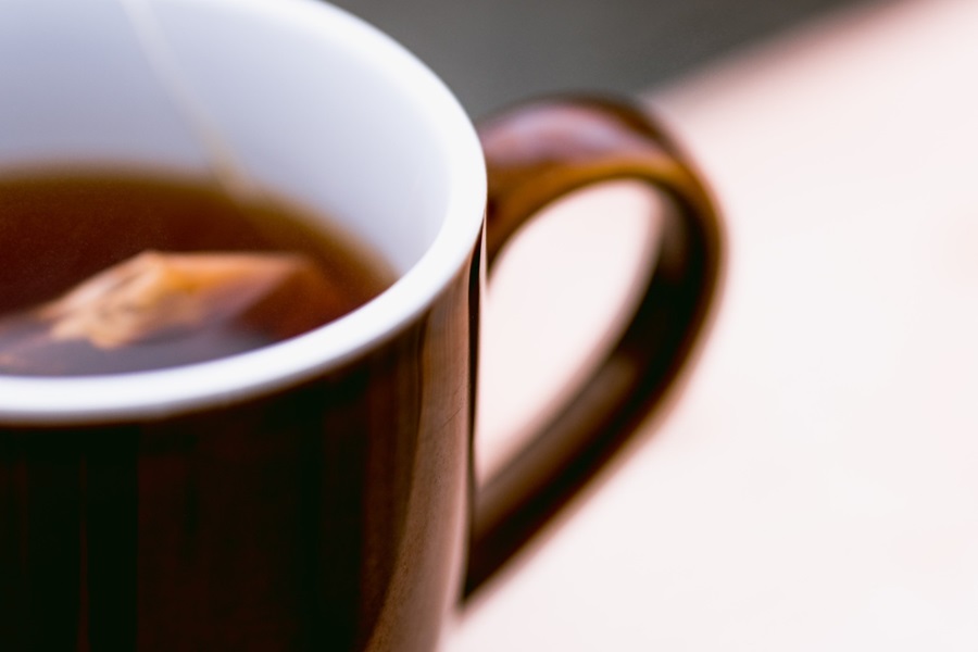 cup of tea with teabag