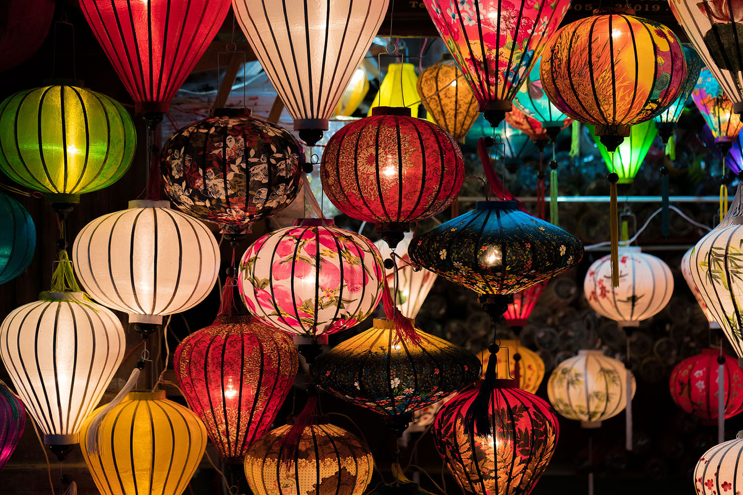 Colourful lanterns